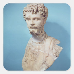 Bust of Septimus Severus Square Sticker