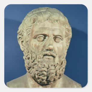 Bust of Sophocles Square Sticker