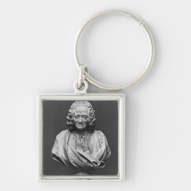 Bust of Voltaire Key Ring (Front)