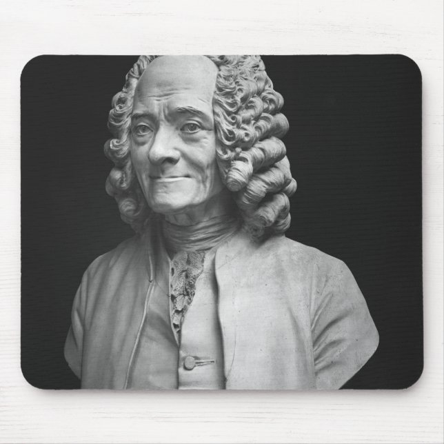Bust of Voltaire Mouse Pad (Front)