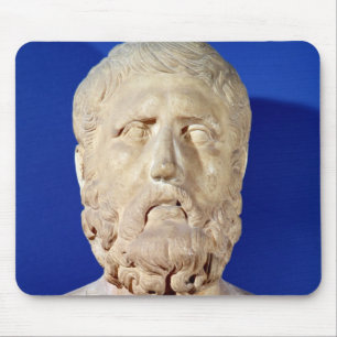 Bust of Zeno of Citium Mouse Pad