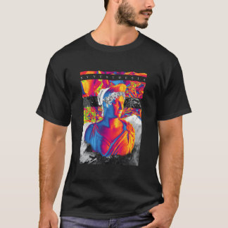 Bust Sculpture Greek Ro Gods Statue T-Shirt