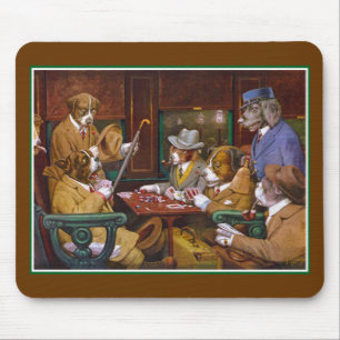 Busted! ("His Station and Four Aces") Mouse Pad