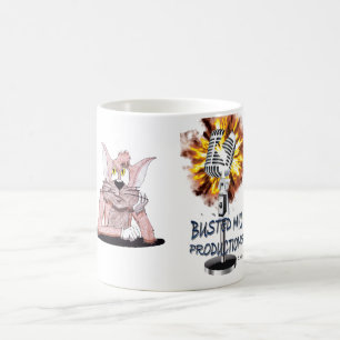 Busted Mic Productions - Whiskers the Cat Coffee Mug