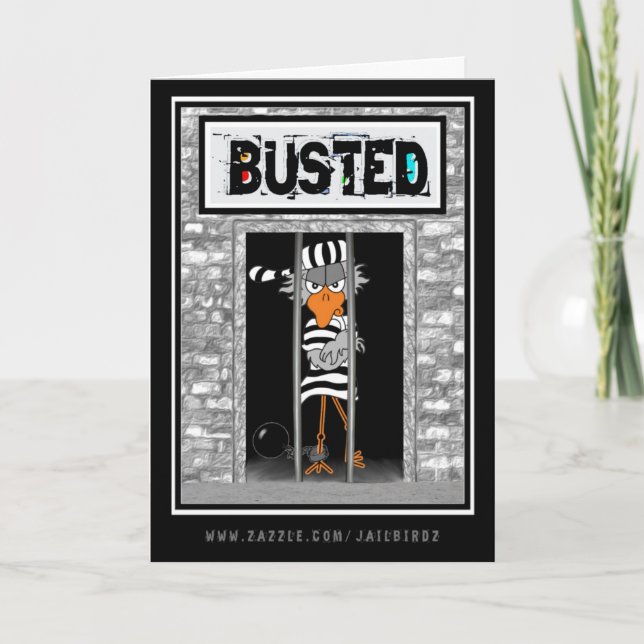 Busted: "Thinking of you...obviously." Card (Front)