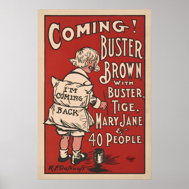 Buster Brown Vintage Poster (Front)