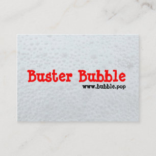 Buster Bubble Business Card