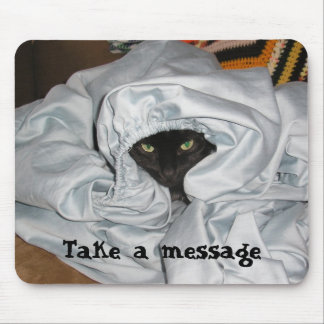 Buster in Bed - mousepad