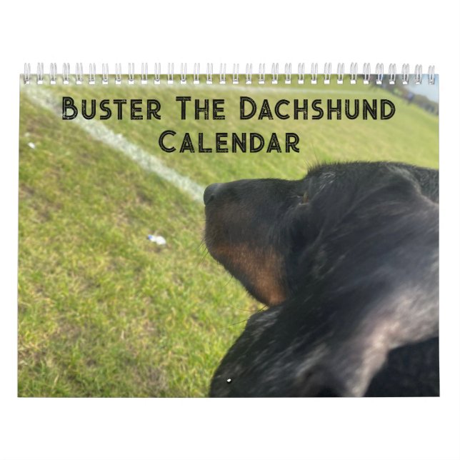 Buster the Dachshund Calendar (Cover)