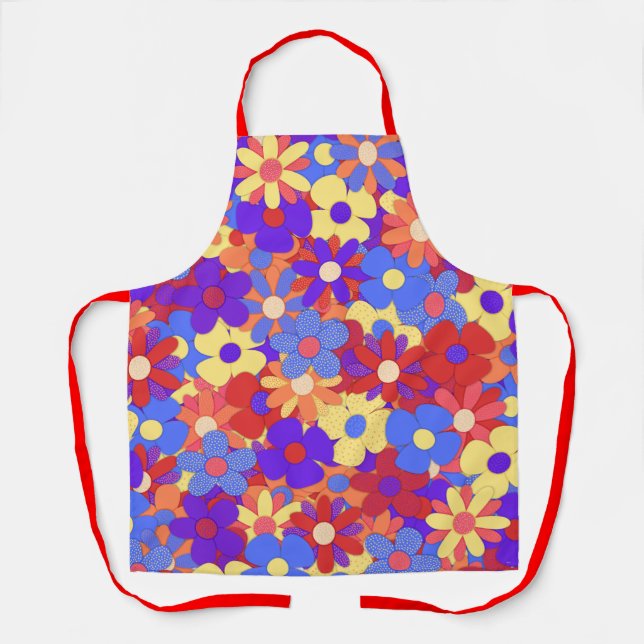 Bustling Bouquet Apron (Front)