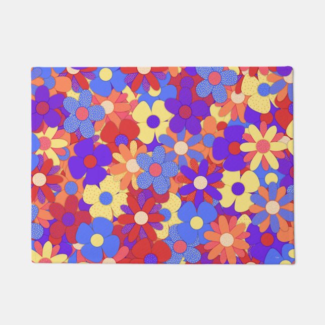 Bustling Bouquet Doormat (Front)