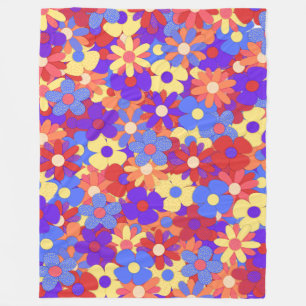 Bustling Bouquet Fleece Blanket
