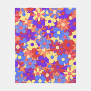 Bustling Bouquet Fleece Blanket