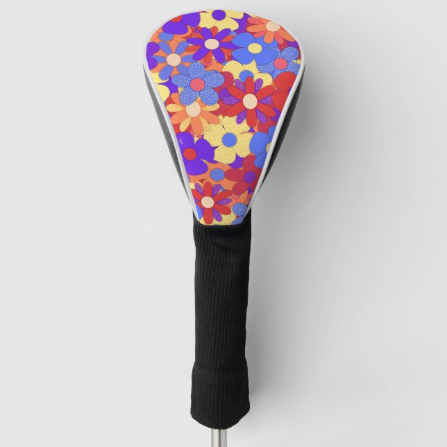 Bustling Bouquet Golf Head Cover (Front)