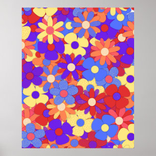 Bustling Bouquet Poster