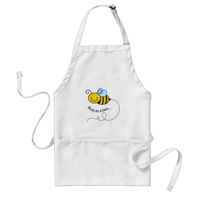 Busy as a  bee standard apron (Front)
