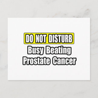 Busy Beating Prostate Cancer Postcard