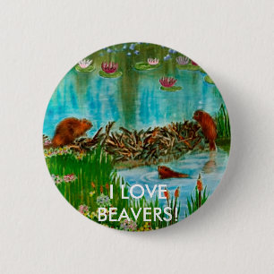 BUSY BEAVER KIDS Gift Items 6 Cm Round Badge
