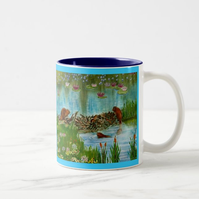BUSY BEAVER KIDS Gift Items Two-Tone Coffee Mug (Right)