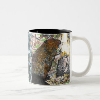 Busy Beaver Two-Tone Coffee Mug