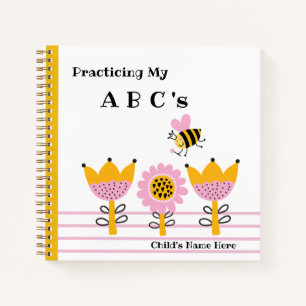 Busy Bee A B C's Spiral Notebook