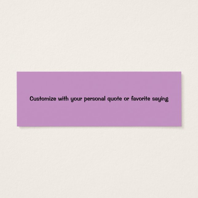 Busy Bee Book Marker (Back)