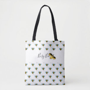 Busy Bee, Bumble Bee Shoulder Tote Bag