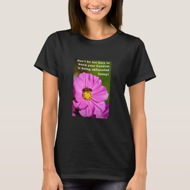 Busy Bee (dark) T-Shirt (Front)