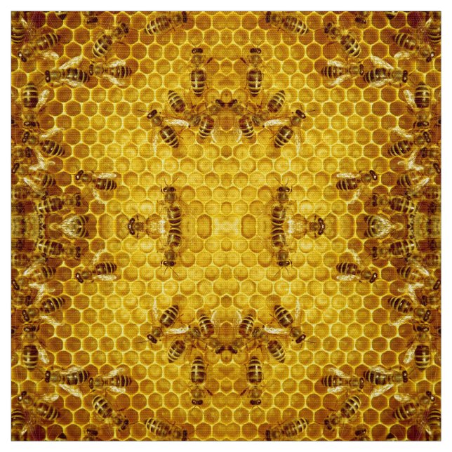 BUSY BEE HIVE FABRIC (Swatch)