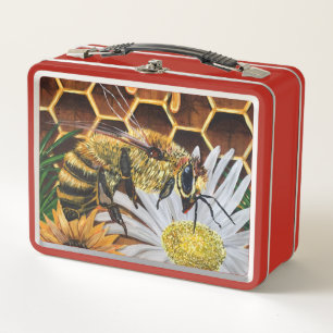 Busy Bee  Metal Lunch Box