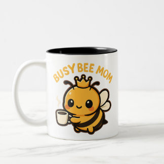 Busy Bee Mum Coffee Bee Two-Tone Coffee Mug