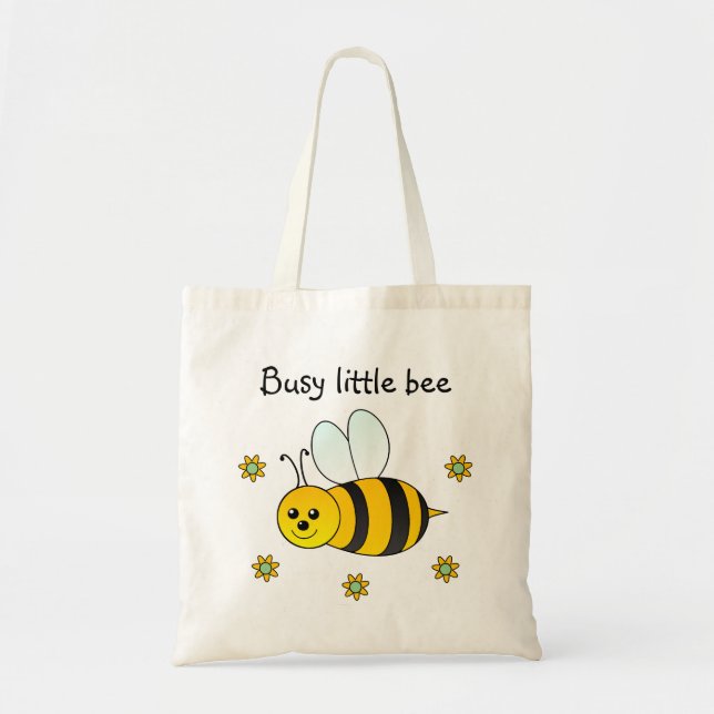 Busy Bee Personalised  Tote Bag (Front)
