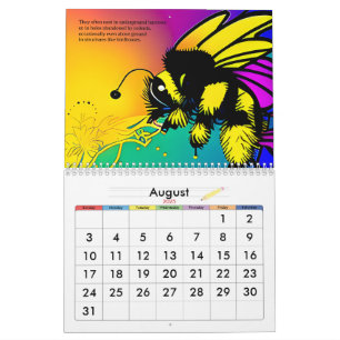 Busy-Bee Table Calendar
