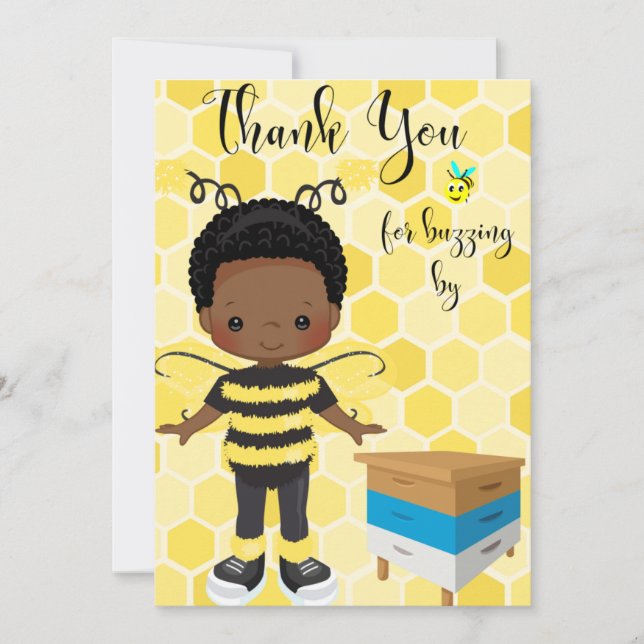 Busy Bee Thank You Card (Front)
