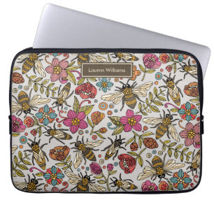 Busy Bees iPad Laptop Sleeve