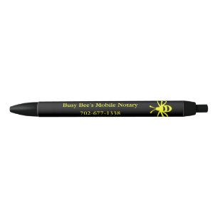 Busy Bee's Mobile Notary Black Ink Pen