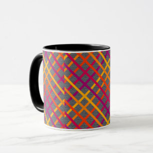 Busy Bright Stripes Mug