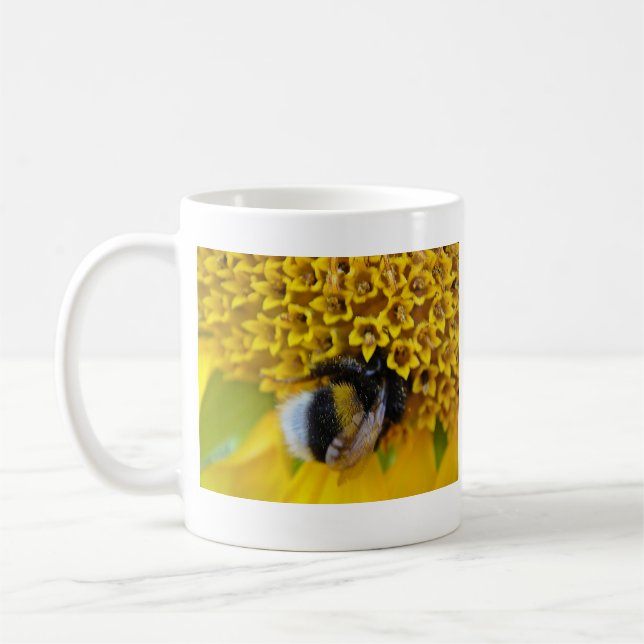 Busy bumblebee: have a nice day coffee mug (Left)