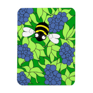 Busy Busy Bee Collection - Blueberry Delight Magnet
