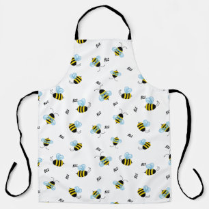 Busy Buzzing Bees Cheerful Garden Bugs Apron