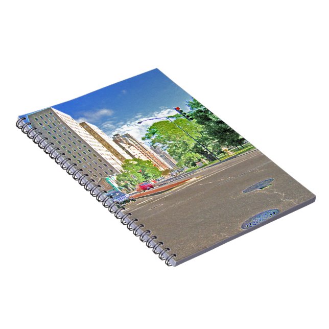 Busy Chicago Afternoon Notebook (Right Side)