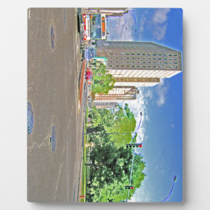 Busy Chicago Afternoon Plaque