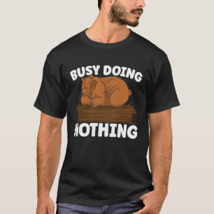 Busy Doing Nothing Bear Lover Wildlife Animal Bear T-Shirt