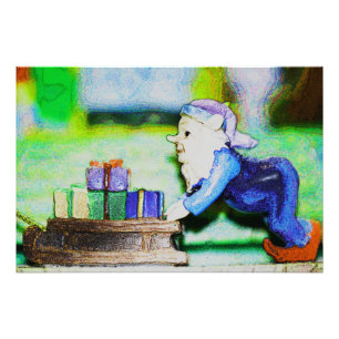 Busy Elf by Shirley Taylor Photo Print