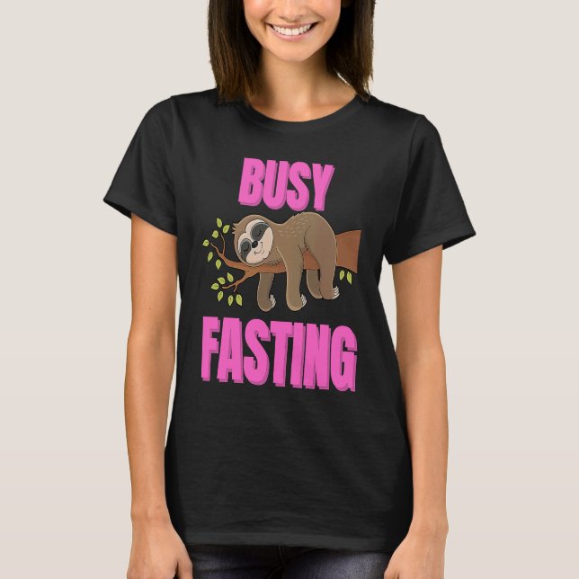 Busy Fasting Islamic Girl for Iftar  Women Kids T-Shirt (Front)
