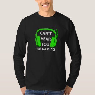 Busy Gamer Sorry I'm Gaming Nerdy Gamer Headset T-Shirt
