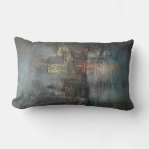 Busy Harbour (by Glenn Cooper Henshaw) Lumbar Cushion