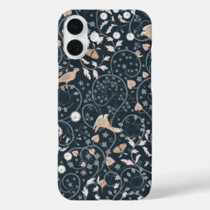 Busy Hedgerow Deep Blue Phone Case