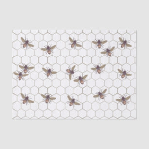Busy Honey Bees Patterned Tissue Paper