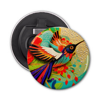 Busy Hummingbird Bottle Opener